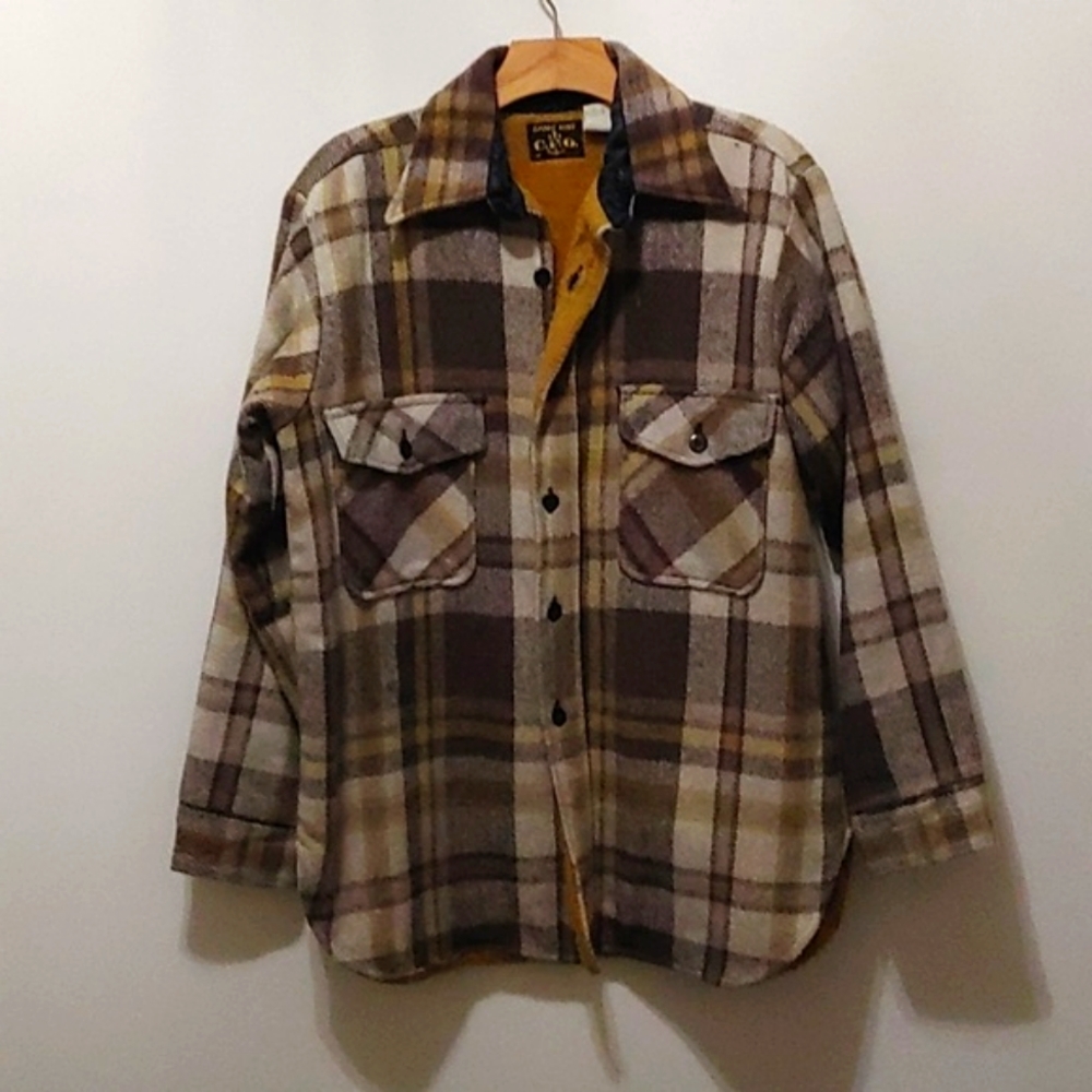Vintage Sport King Wool blend shirt jacket